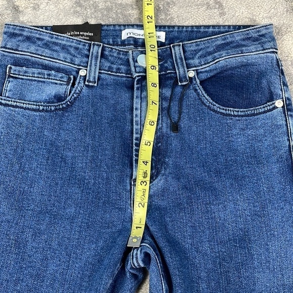 NWT Monfrere Greyson Skinny Jeans in Blue Uptown Wash Japanese Denim Sz 29 - Picture 7 of 11